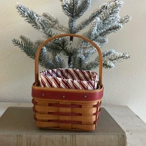 Longaberger Sweetheart Basket 1993 Stationary Handle